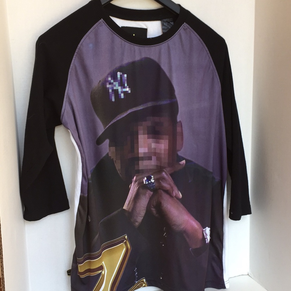 Maxi Milian Jay-Z baseball t shirt size large